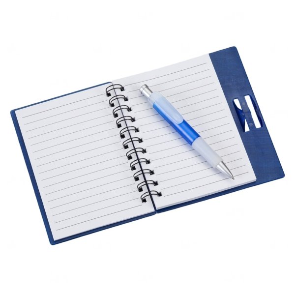 Caderno com Caneta Personalizada - 16,1 x 14,8 cm 