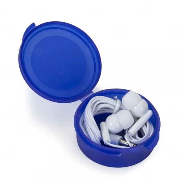 Fone de Ouvido Intra-Auricular Personalizado com Estojo 