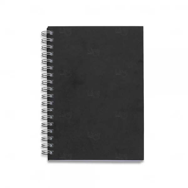 Caderno Capa Kraft Colorida Personalizado - 24,2 x 18 cm 