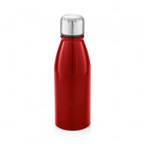 Garrafa de Alumínio 500ml com Tampa Inox Personalizada 