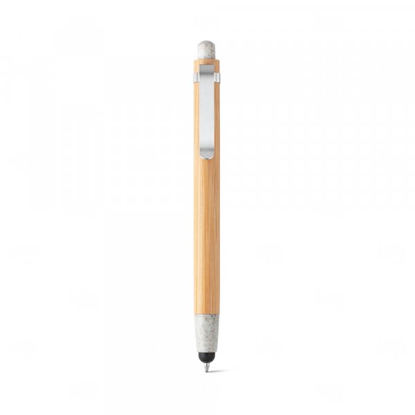 Caneta em Bambu com Touch Personalizada 
