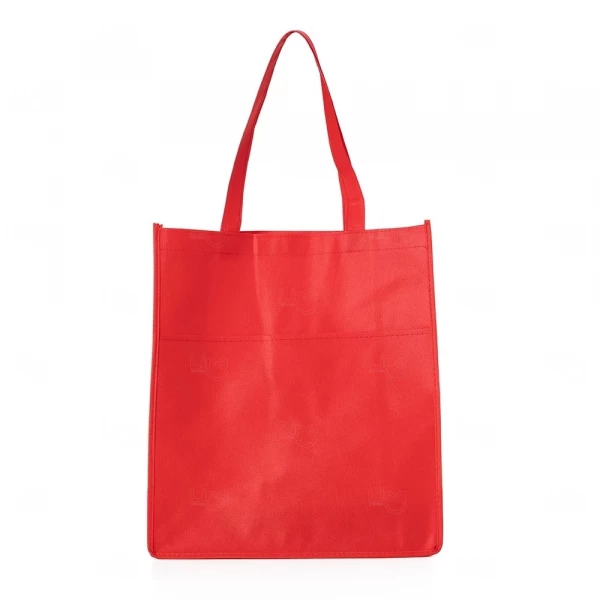 Sacola TNT com Bolso Frontal Personalizada - 40 x 35 cm 