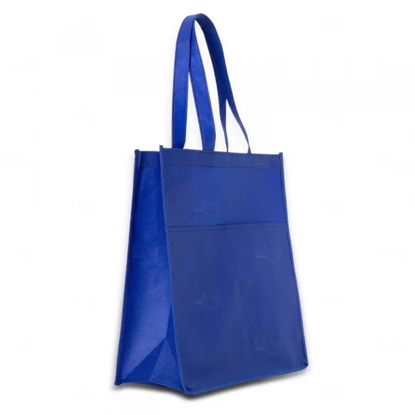 Sacola TNT com Bolso Frontal Personalizada - 40 x 35 cm 