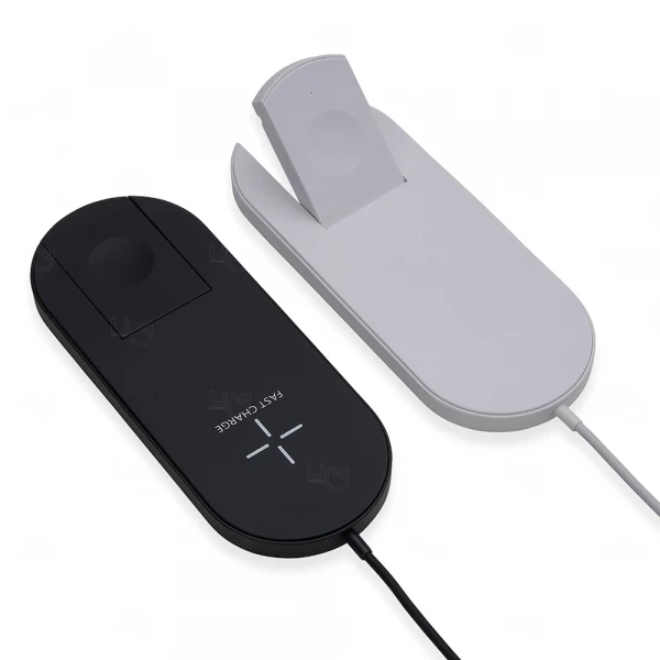 Base Carregadora por Indução para Celular e Relógio Personalizada 