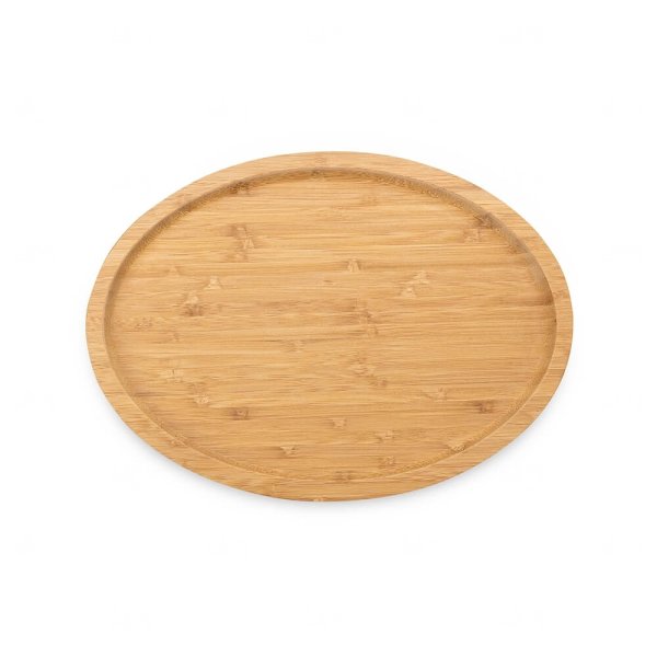 Petisqueira de Bambu Oval 28,5x20,5cm Personalizada 