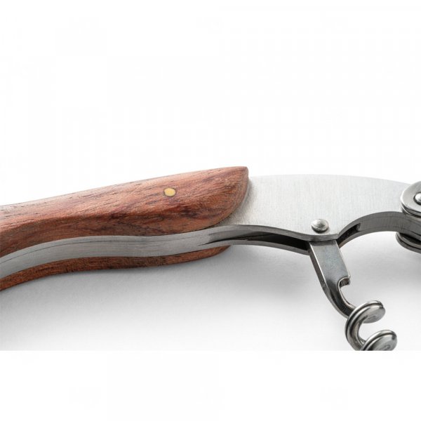 Saca-Rolhas em Madeira/Inox Personalizado 