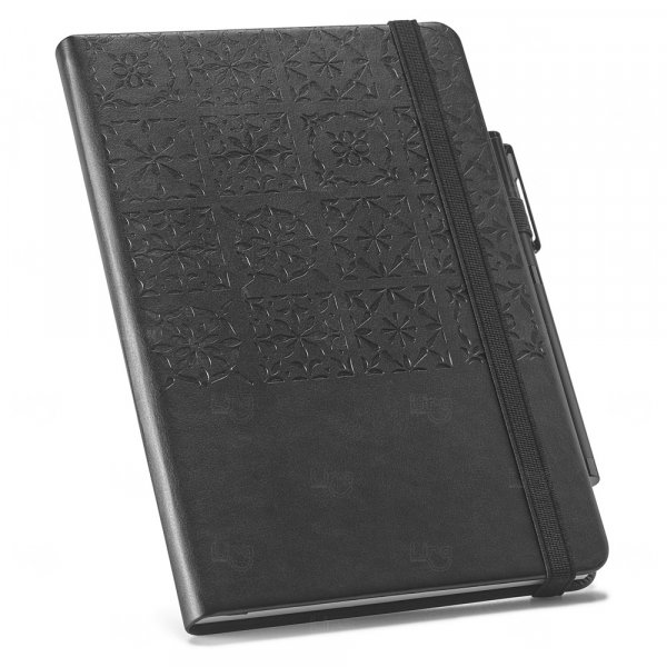 Moleskine A5 em Couro Sintético Personalizado - 21 x 14 cm 