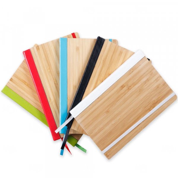Moleskine em Bambu Personalizado - 20,6 x 13,3 cm 