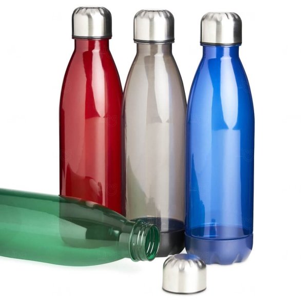 Garrafa Plástica Translúcida 700ml Personalizada 