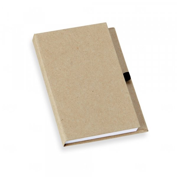 Bloco de Anotações Ecológico Kraft Personalizado - 14,2 x 9,8 cm