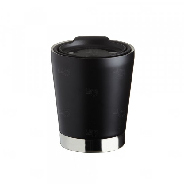 Copo Térmico Inox com Tampa Personalizado - 300ml 