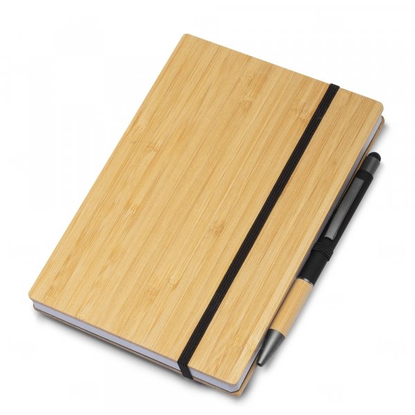 Moleskine Ecológico em Bambu Personalizado - 18,8 x 12,9 cm