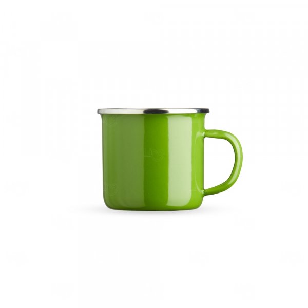 Caneca Inox Esmaltada 370ml Personalizada 