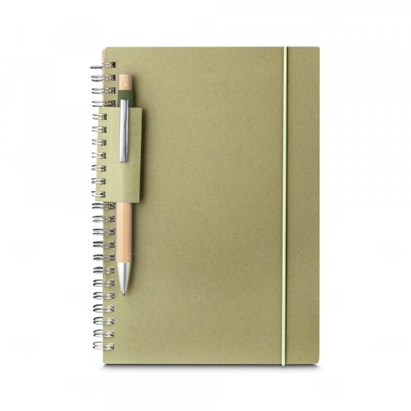 Caderno A5 de Papel Reciclado Personalizado - 21 x 15 cm 