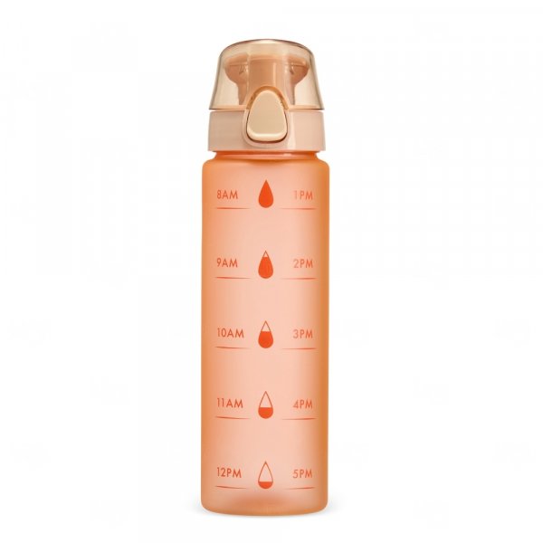 Squeeze Plástico 700ml com Marcador de Horário Personalizado 