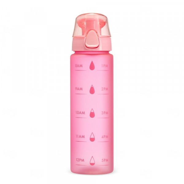 Squeeze Plástico 700ml com Marcador de Horário Personalizado 