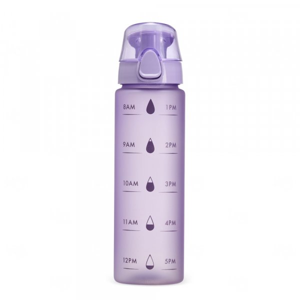 Squeeze Plástico 700ml com Marcador de Horário Personalizado 