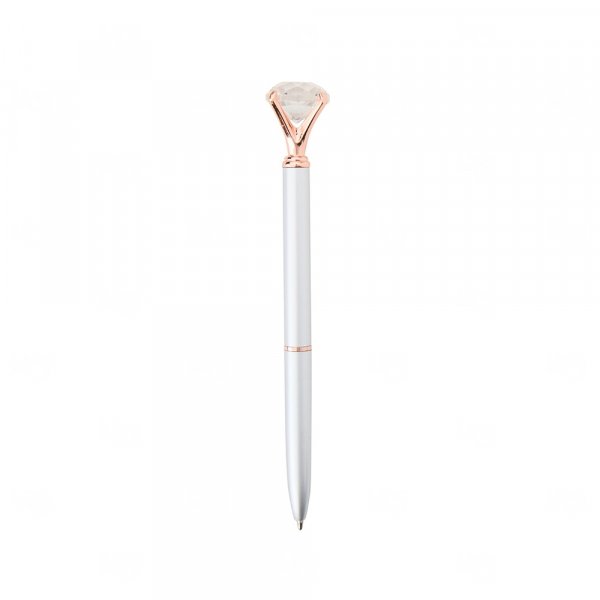 Caneta com Diamante Cristal Personalizada 