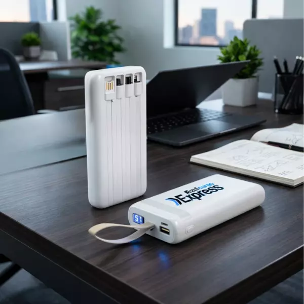 Carregador Portátil Power Bank Personalizado - 20.000mAh