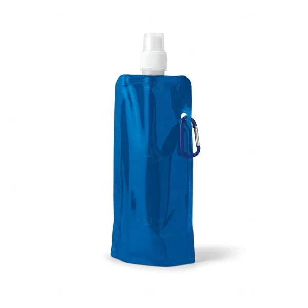 Squeeze Dobrável 460ml com Mosquetão Personalizado 