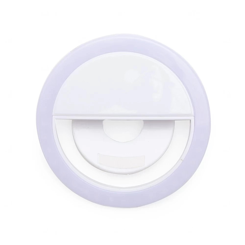 Anel de Iluminação para Selfie Celular Personalizado Branco