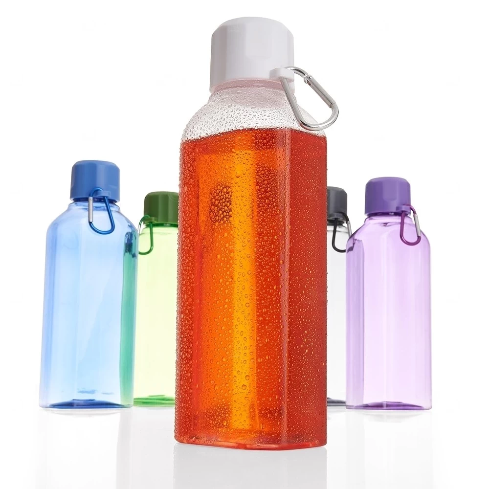 Garrafa de Plástico 730ml com Mosquetão Personalizada 