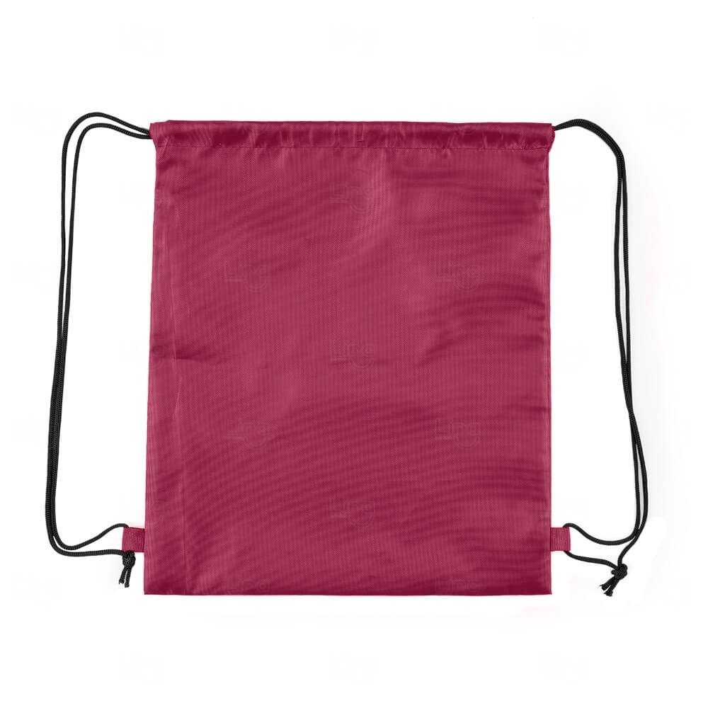 Mochila Saco em Poliéster Personalizada - 40,5 x 33,8 cm 