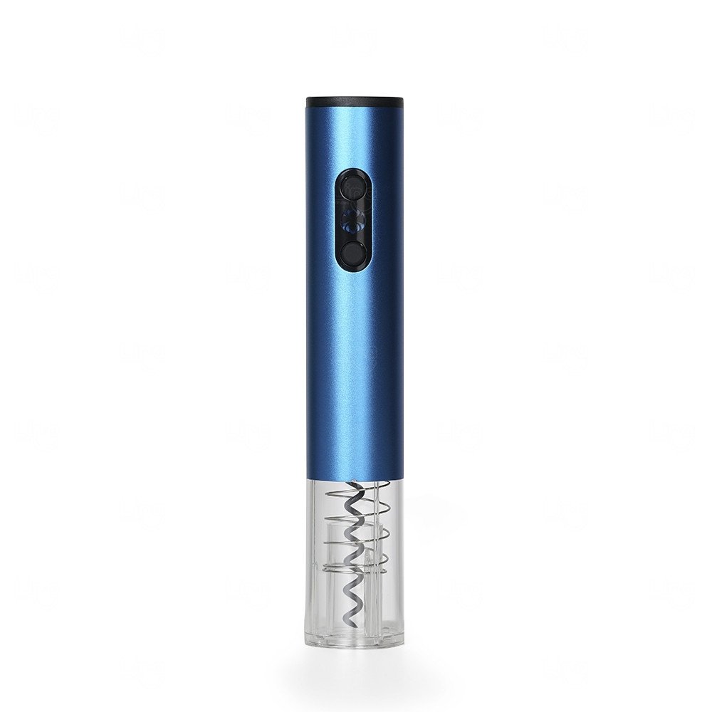Abridor Saca-Rolhas Elétrico para Vinho com LED Personalizado Azul