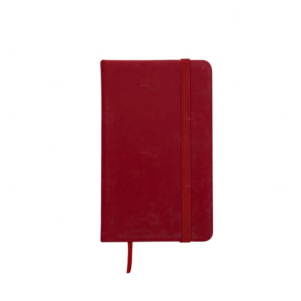 Moleskine Emborrachado Personalizado - 12,8 x 7,7 cm Vermelho