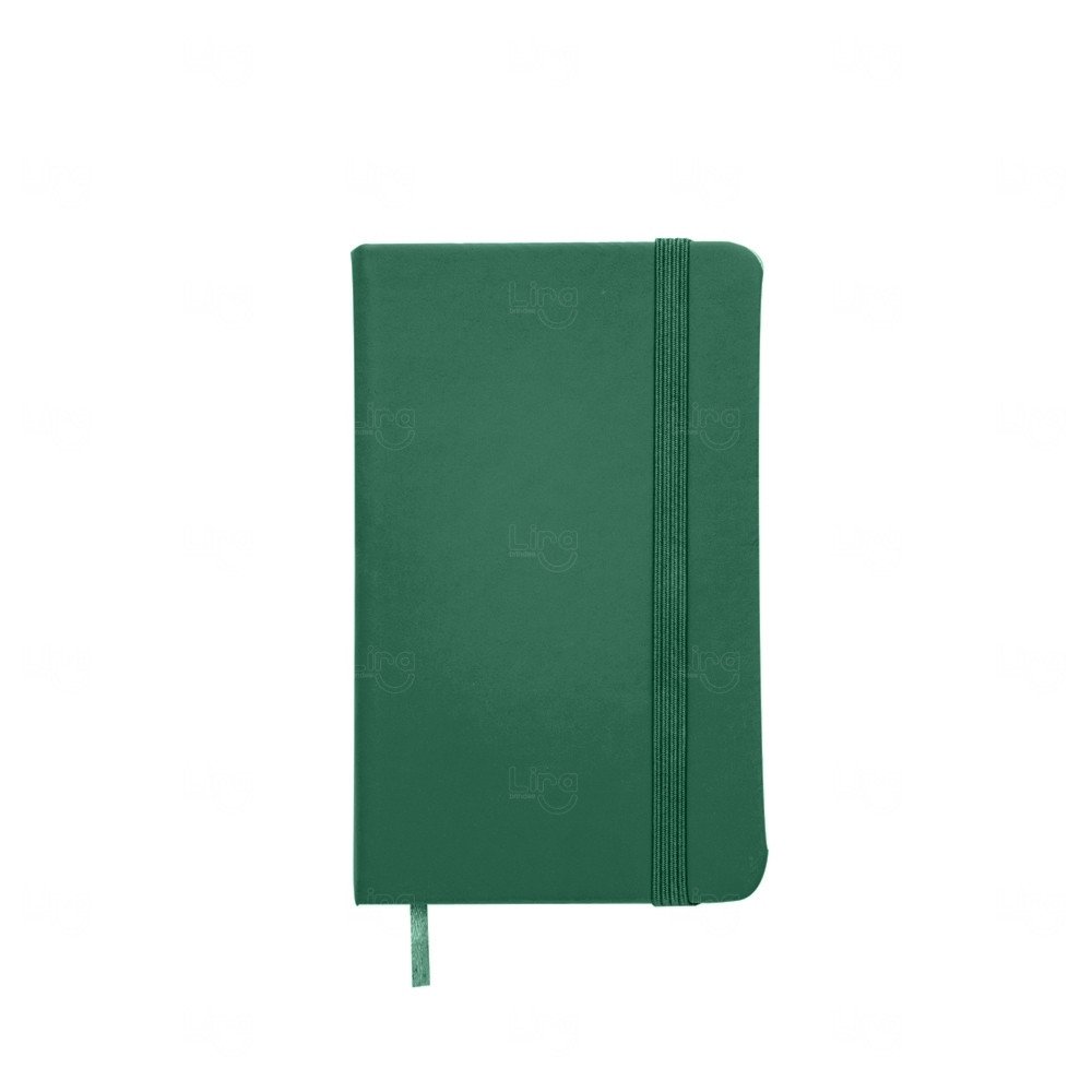 Moleskine Emborrachado Personalizado - 12,8 x 7,7 cm Verde