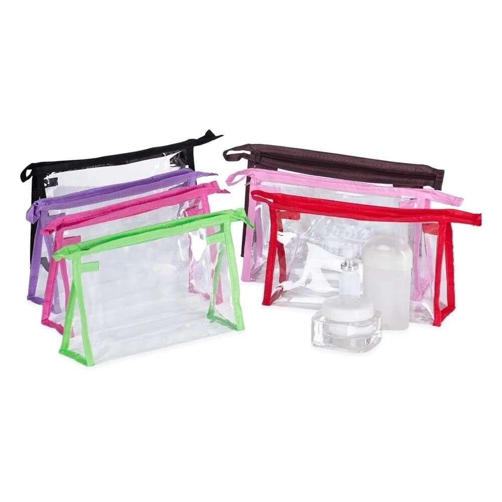Nécessaire Plástica Transparente Personalizada 