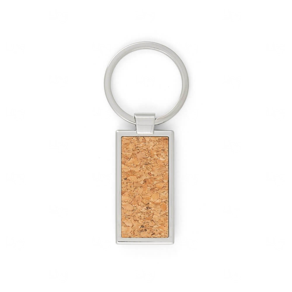 Kit com Caneta e Chaveiro em Cortiça Personalizado 