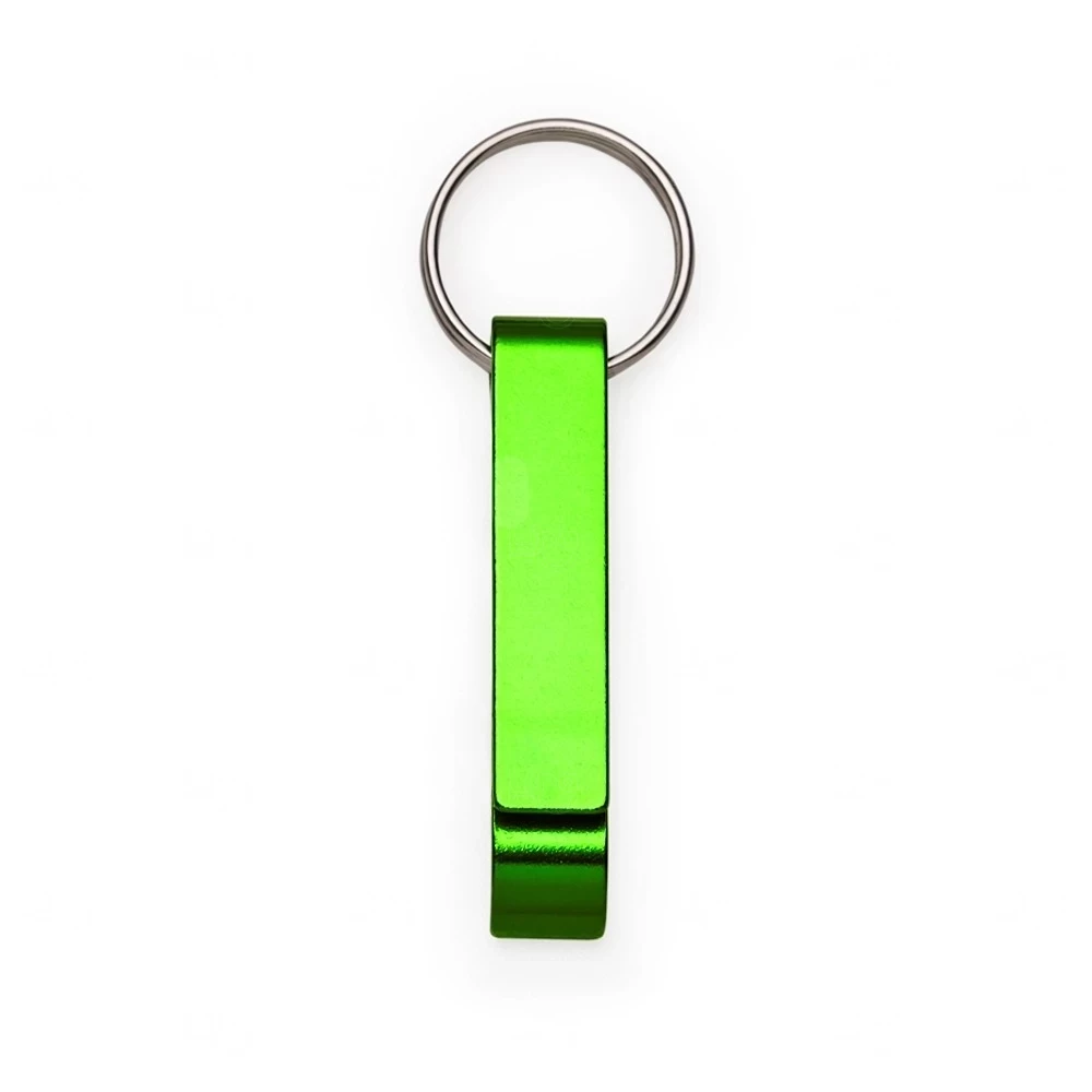 Chaveiro Abridor em Metal Colorido Verde
