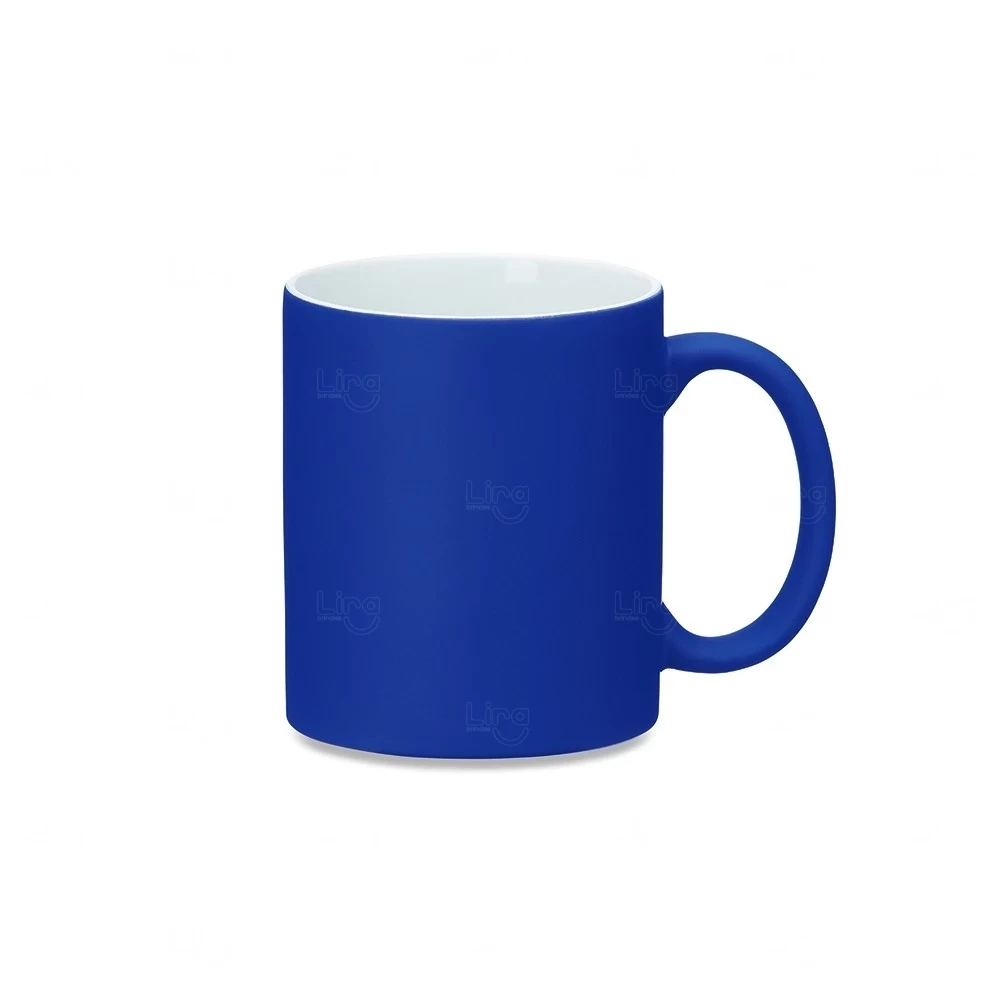Caneca Mágica de Cerâmica 350ml Personalizada Azul