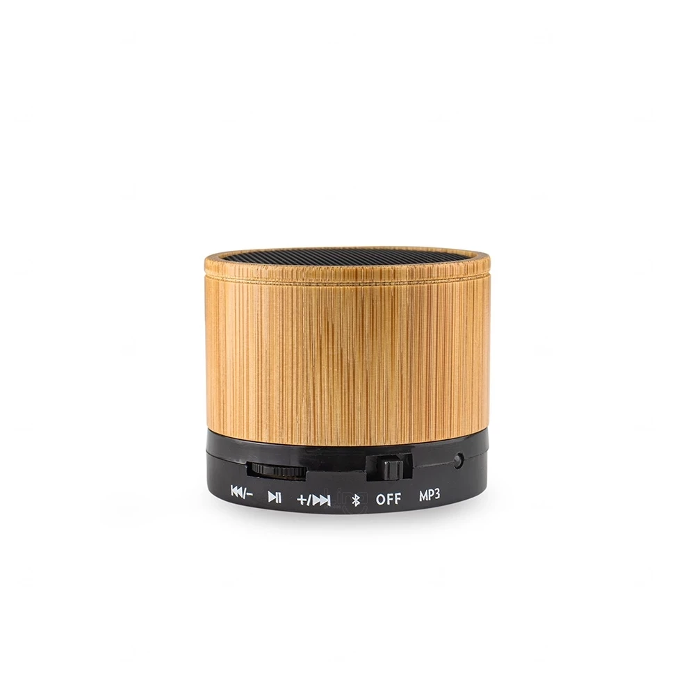 Caixa de Som em Bambum Bluetooth Personalizada 