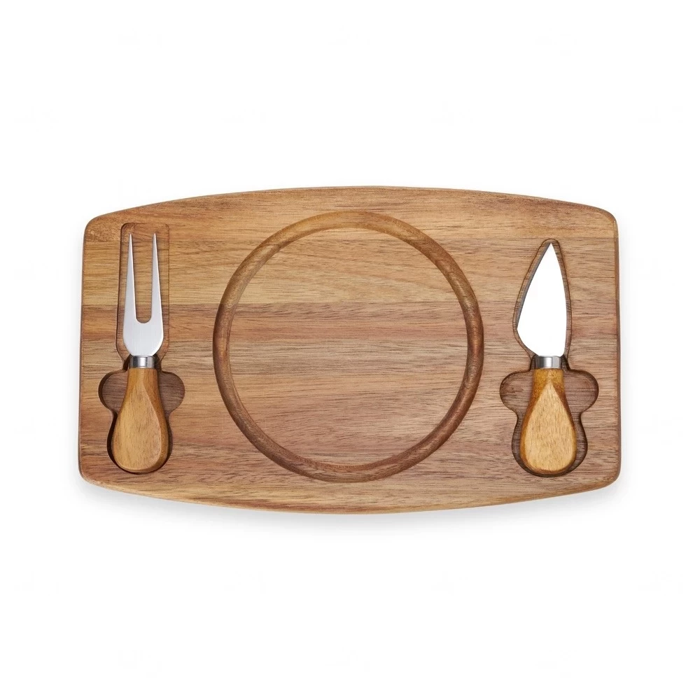 Kit Queijo 3 Peças com Tábua Magnética Personalizado 