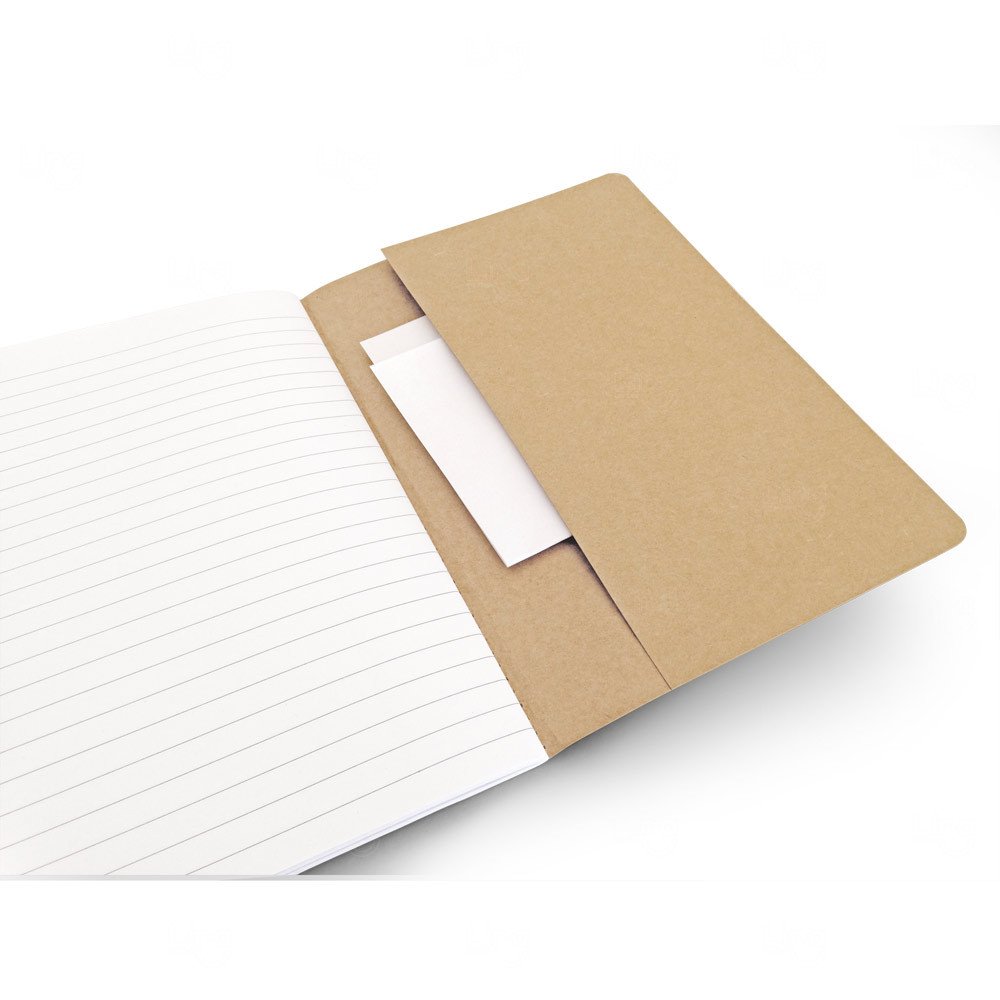 Moleskine Caderno A5 Kraft Reciclado Personalizado - 21 x 14,4 cm 