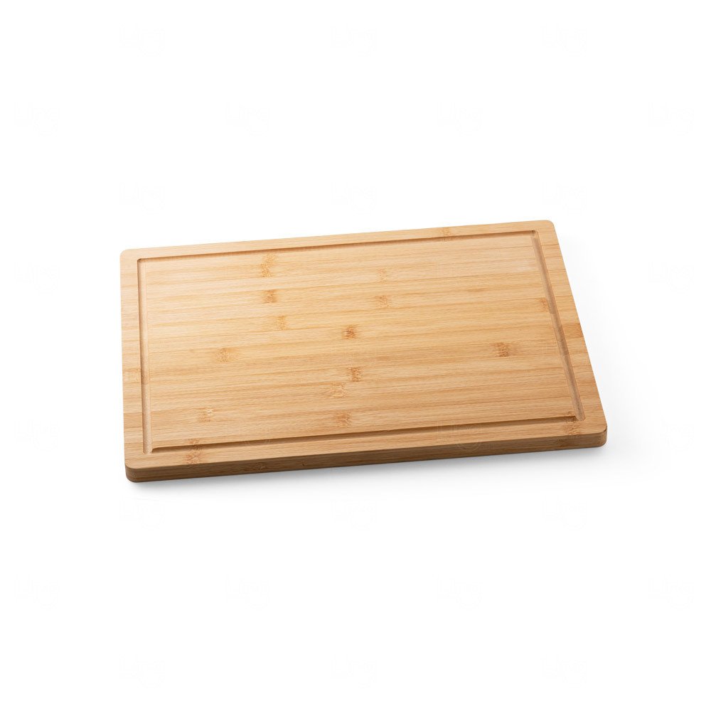 Tábua de Corte em Bambu Personalizada - 40 x 30 cm Natural