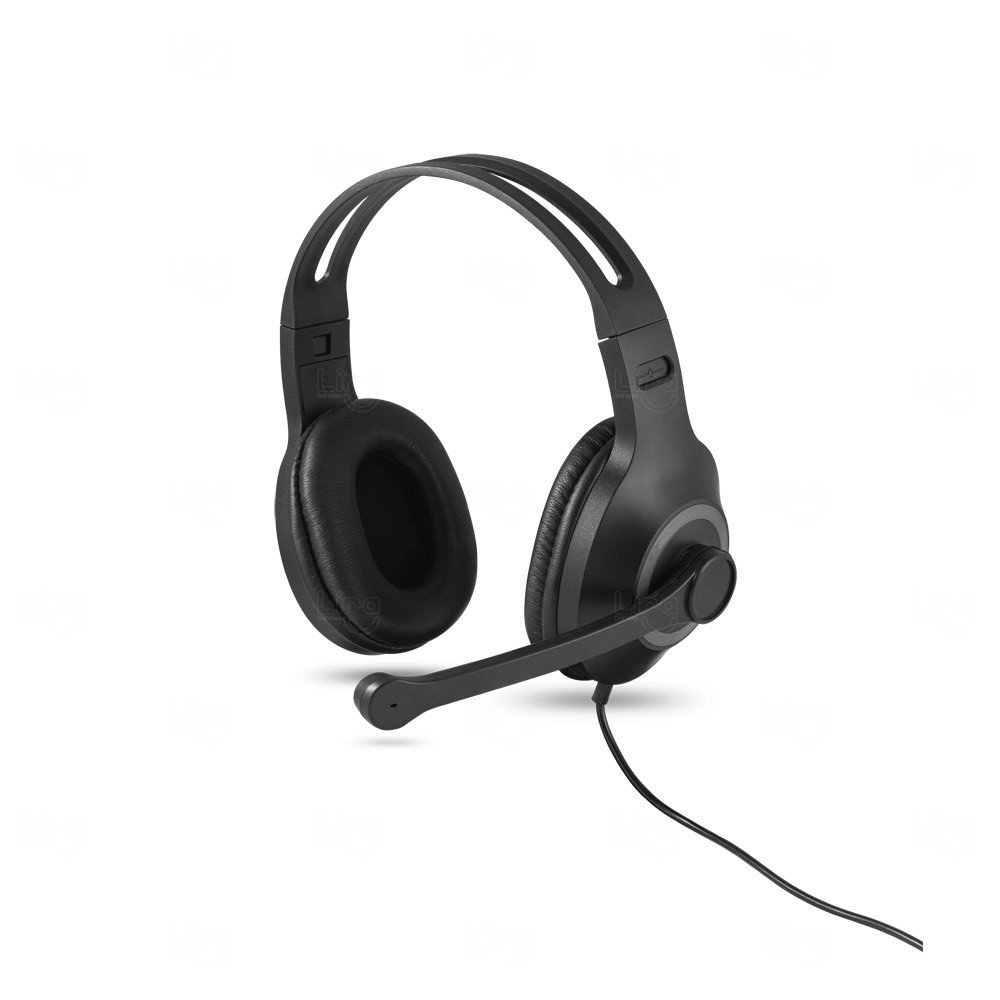 Headset com Microfone e Controle de Volume Personalizado 