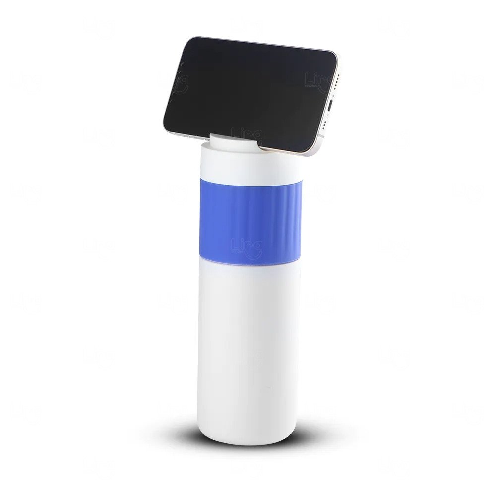 Garrafa Personalizado Térmica com Suporte para Celular - 500ml 