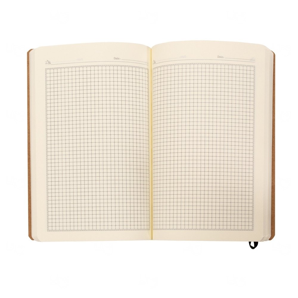 Moleskine Kraft Páginas Quadriculadas Personalizado - 21x13,8 cm 
