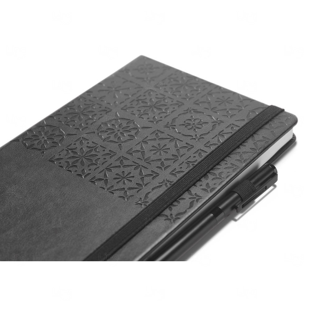 Moleskine A5 em Couro Sintético Personalizado - 21 x 14 cm 