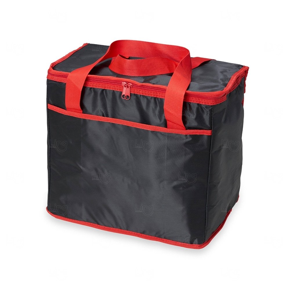 Bolsa Térmica 36L em Poliéster Personalizada Vermelho