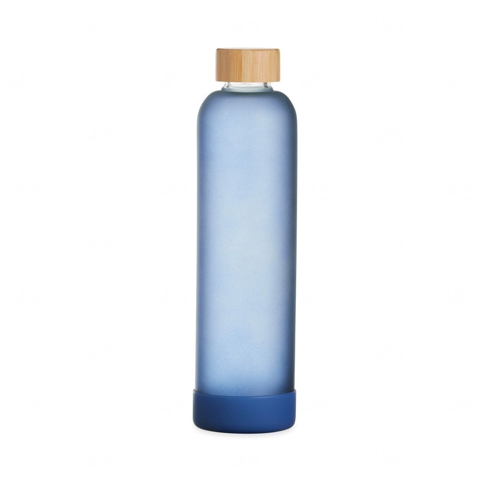 Garrafa de Vidro 1L - Personalizada Azul