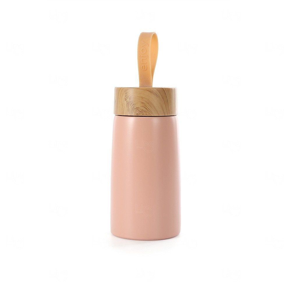 Garrafa Inox Parede Dupla Personalizada  - 250ml Rosa