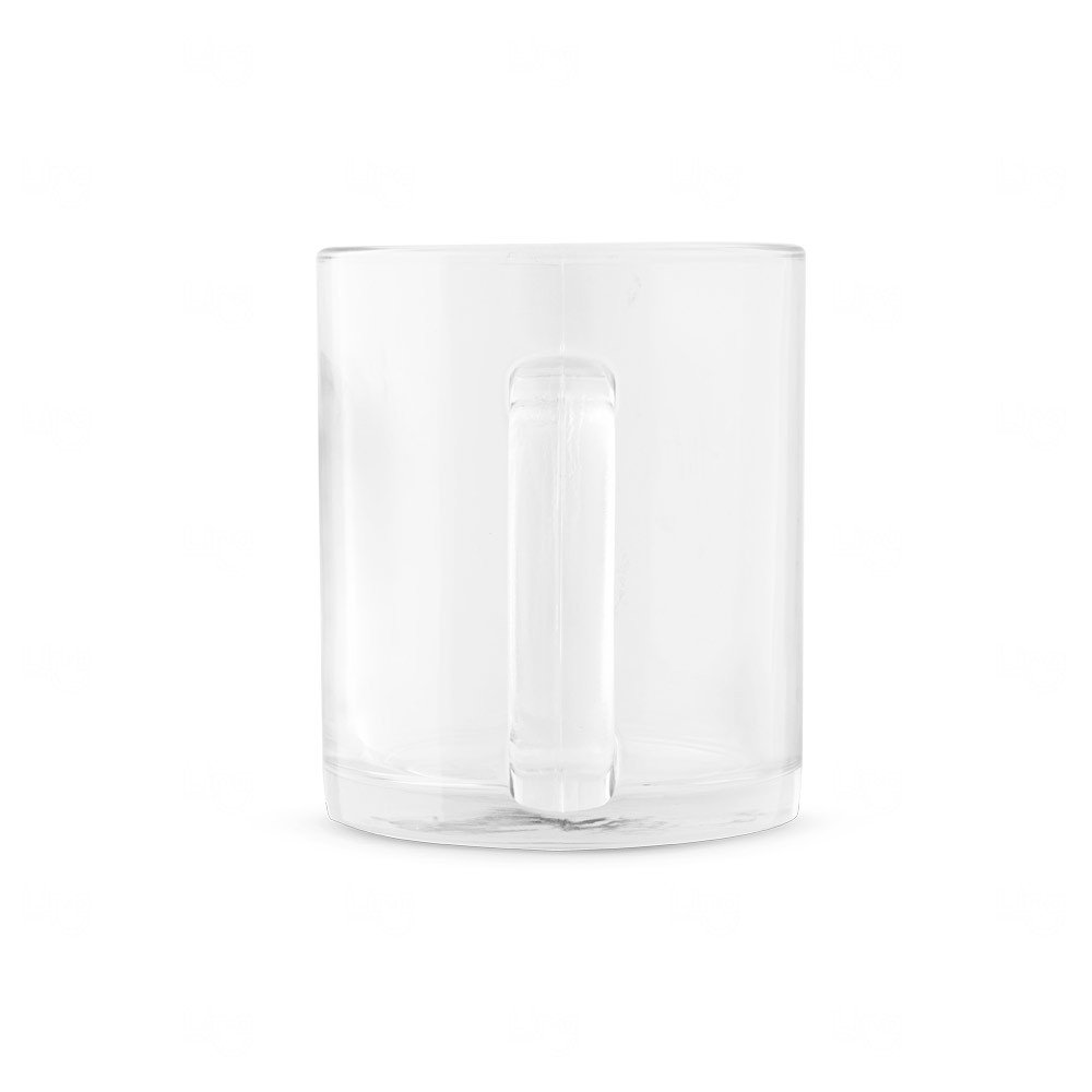 Caneca de Vidro 350ml Personalizada 