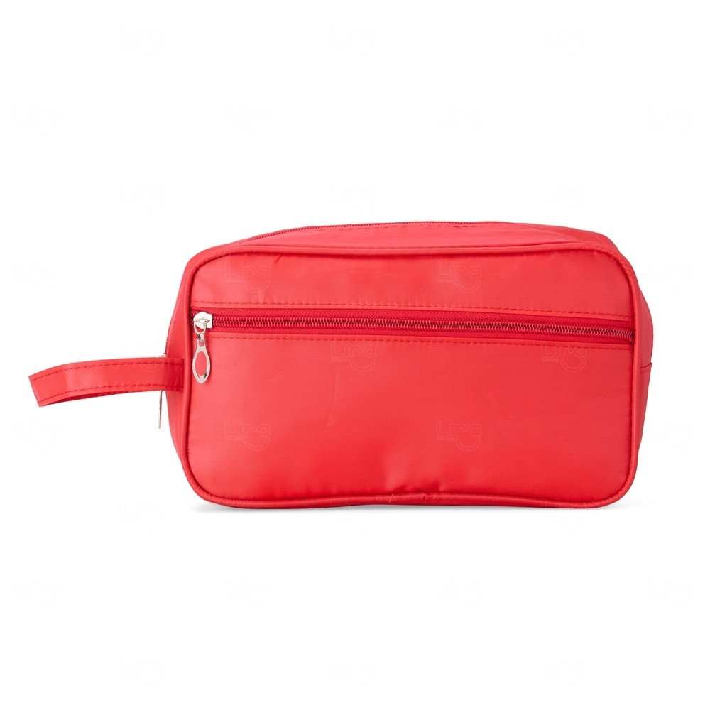 Nécessaire em Poliéster Personalizada Vermelho