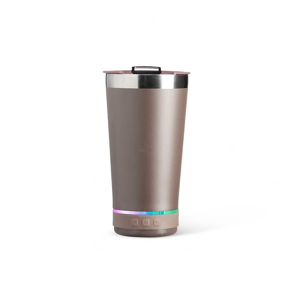 Copo Térmico com Caixa de Som 400ml Personalizado 