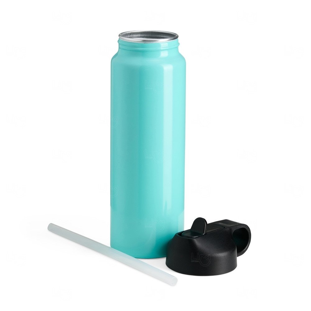Squeeze de Alumínio 800ml com Bico Flip Personalizado 