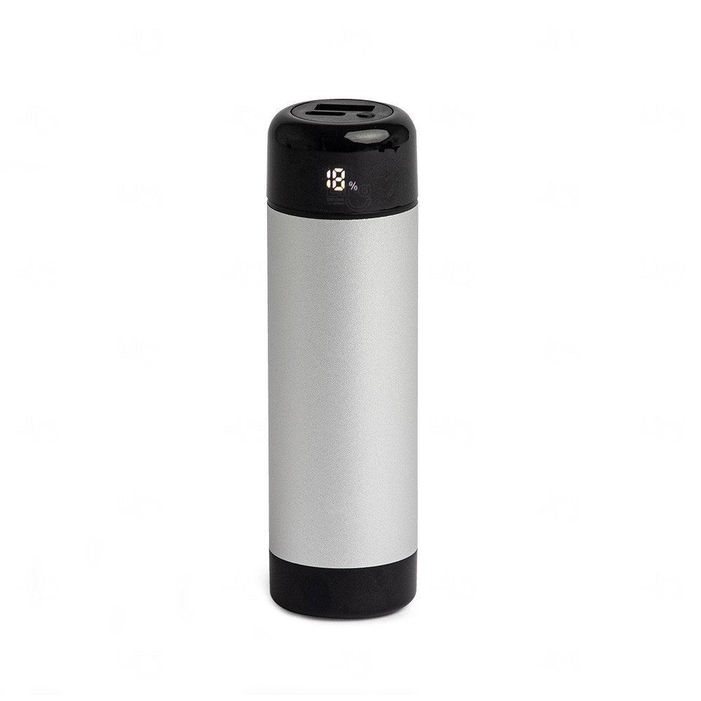 Power Bank Indicador LED e Lanterna Personalizado - 4.000mAh 
